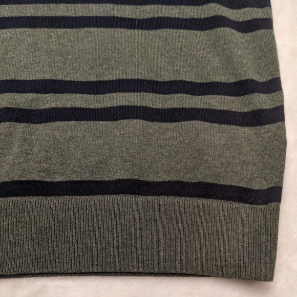 Nautica Men's Quarter Zip 1/4 Pullover Sweater Green Navy Size XL - Picture 6 of 10